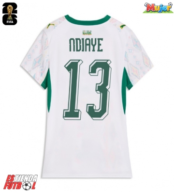 Senegal Iliman Ndiaye #13 Primera Equipación Mujer Mundial 2026 Manga Corta